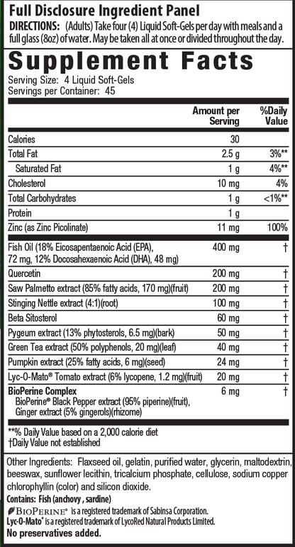 Prosta-Strong Healthy Urinary Flow 180 ct