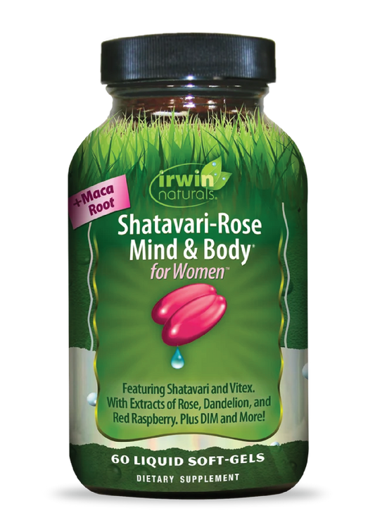 Shatavari-Rose Mind & Body for Women-Irwin Naturals