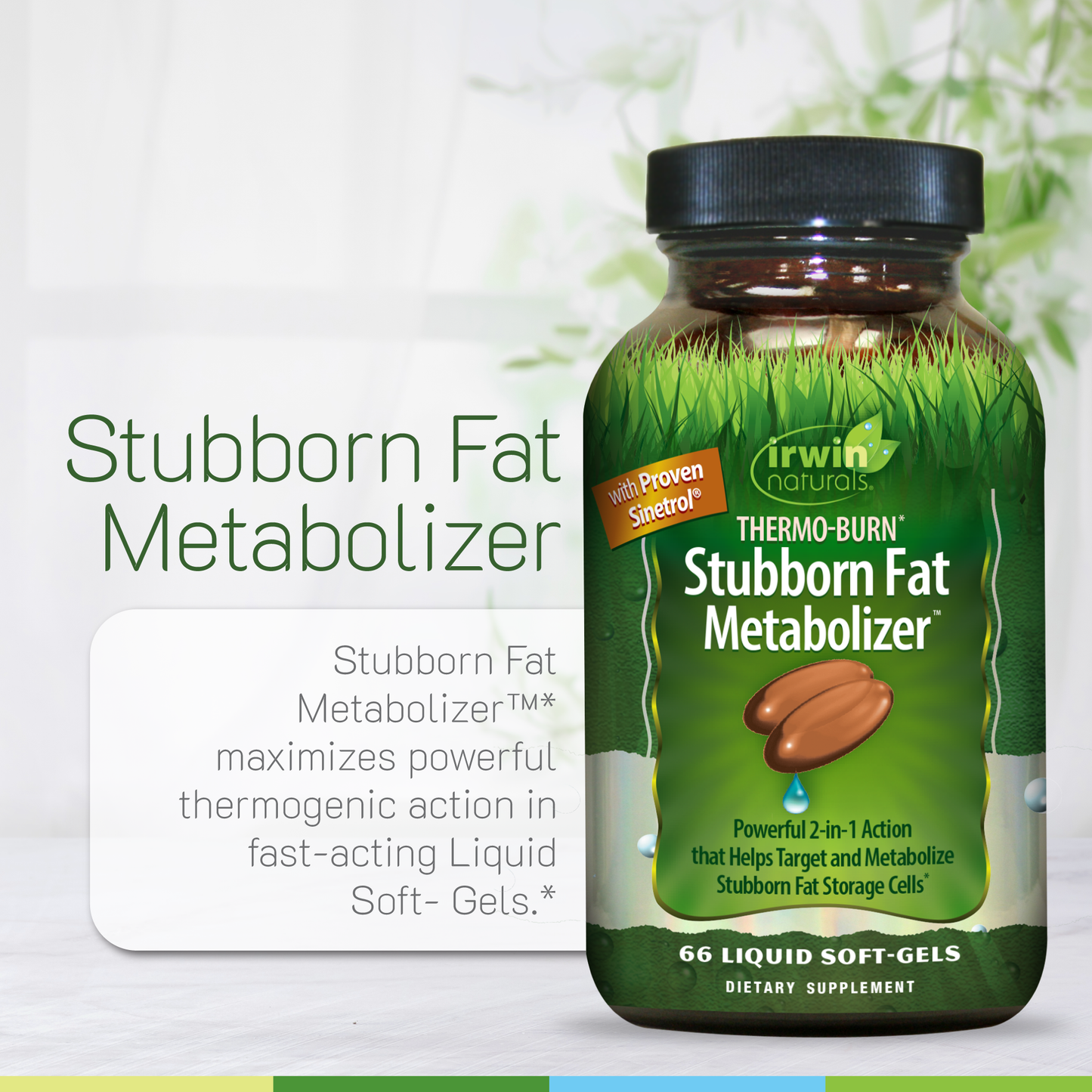 Thermo-Burn Stubborn Fat Metabolizer-Irwin Naturals