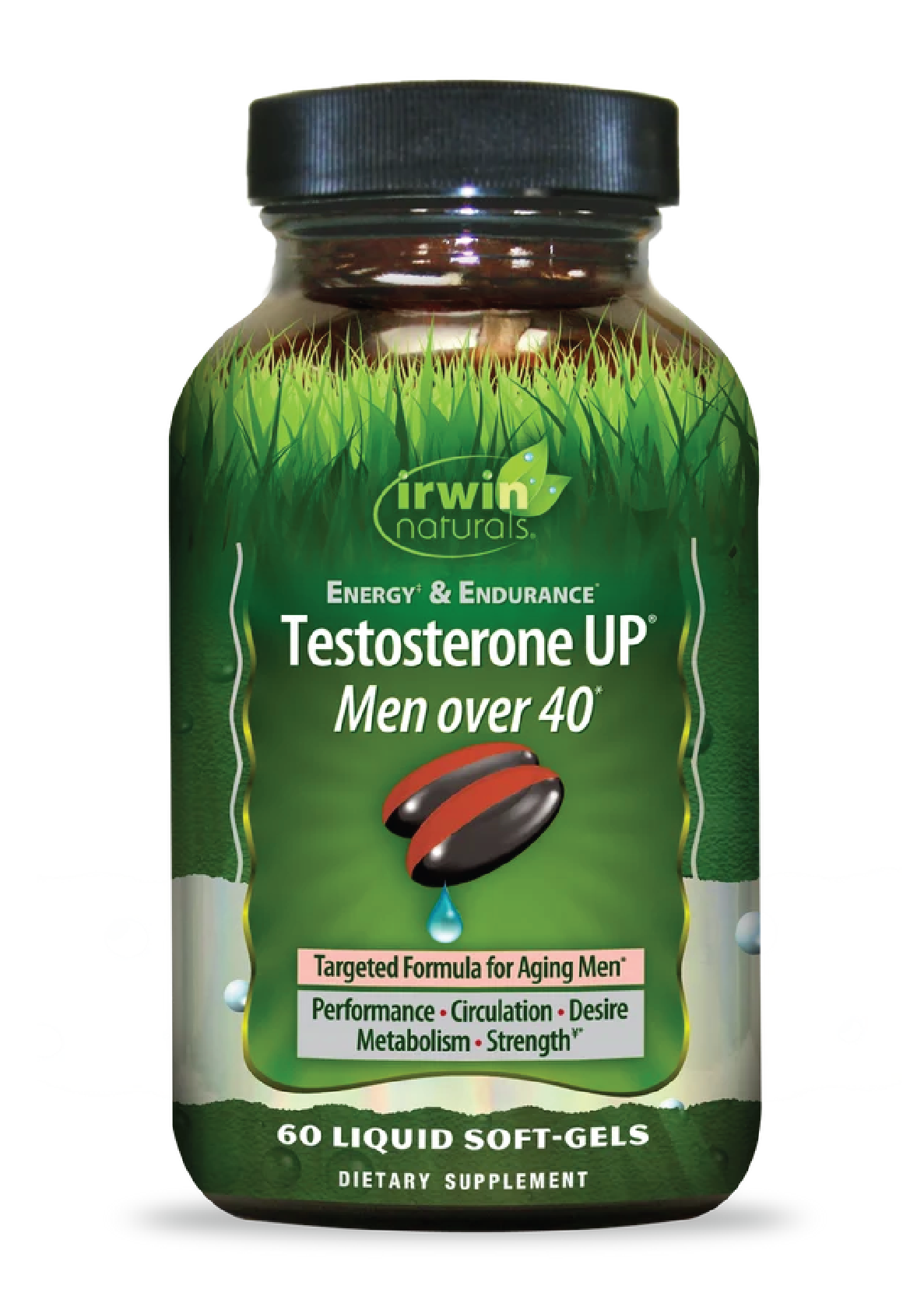 Energy & Endurance Testosterone UP Men Over 40-Irwin Naturals