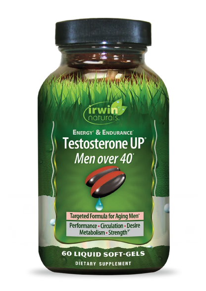 Energy & Endurance Testosterone UP Men Over 40-Irwin Naturals