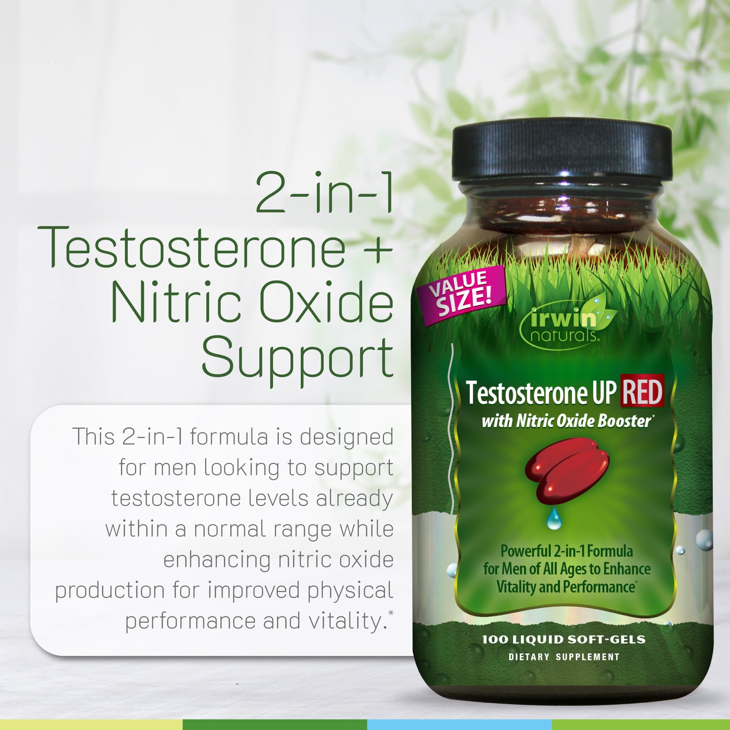 Testosterone UP RED Value Size-Irwin Naturals