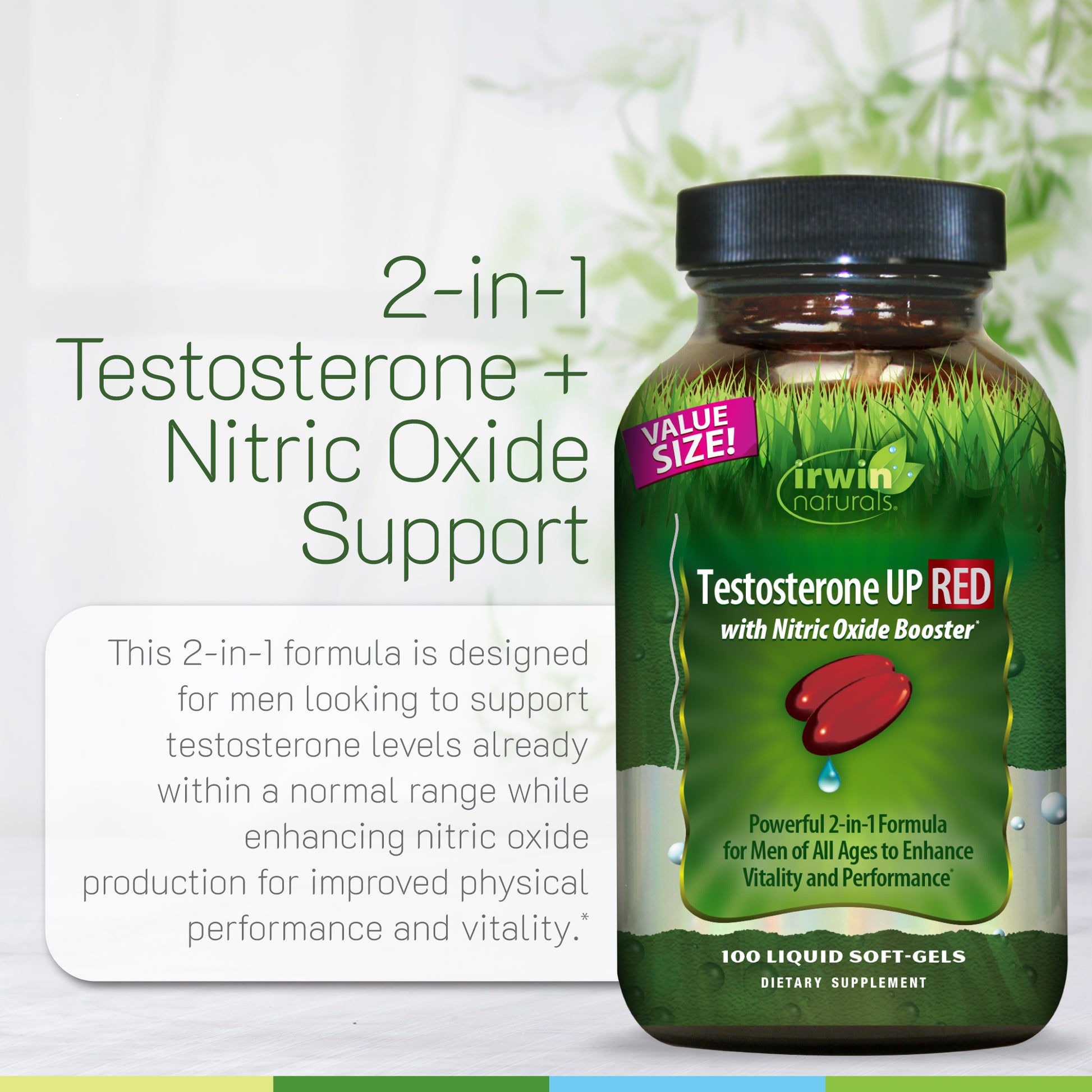 Testosterone UP RED Value Size-Irwin Naturals