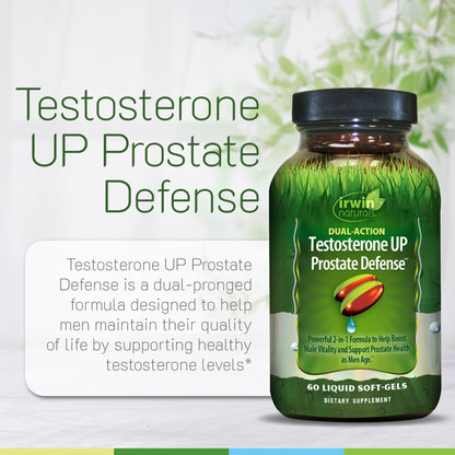 Dual-Action Testosterone UP Prostate Defense-Irwin Naturals