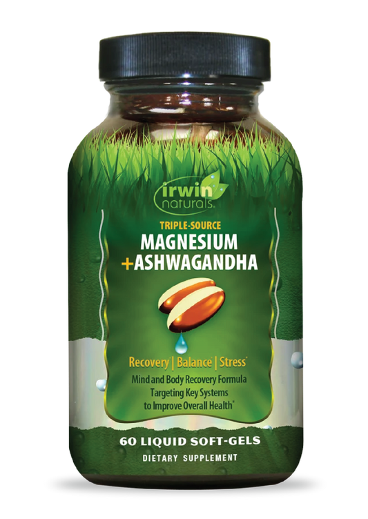 Triple-Source Magnesium + Ashwagandha-Irwin Naturals