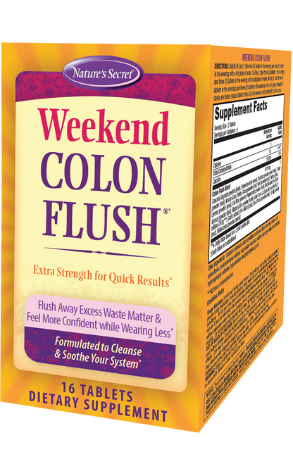 Weekend Colon Flush Cleanse Soothe Nature's Secret