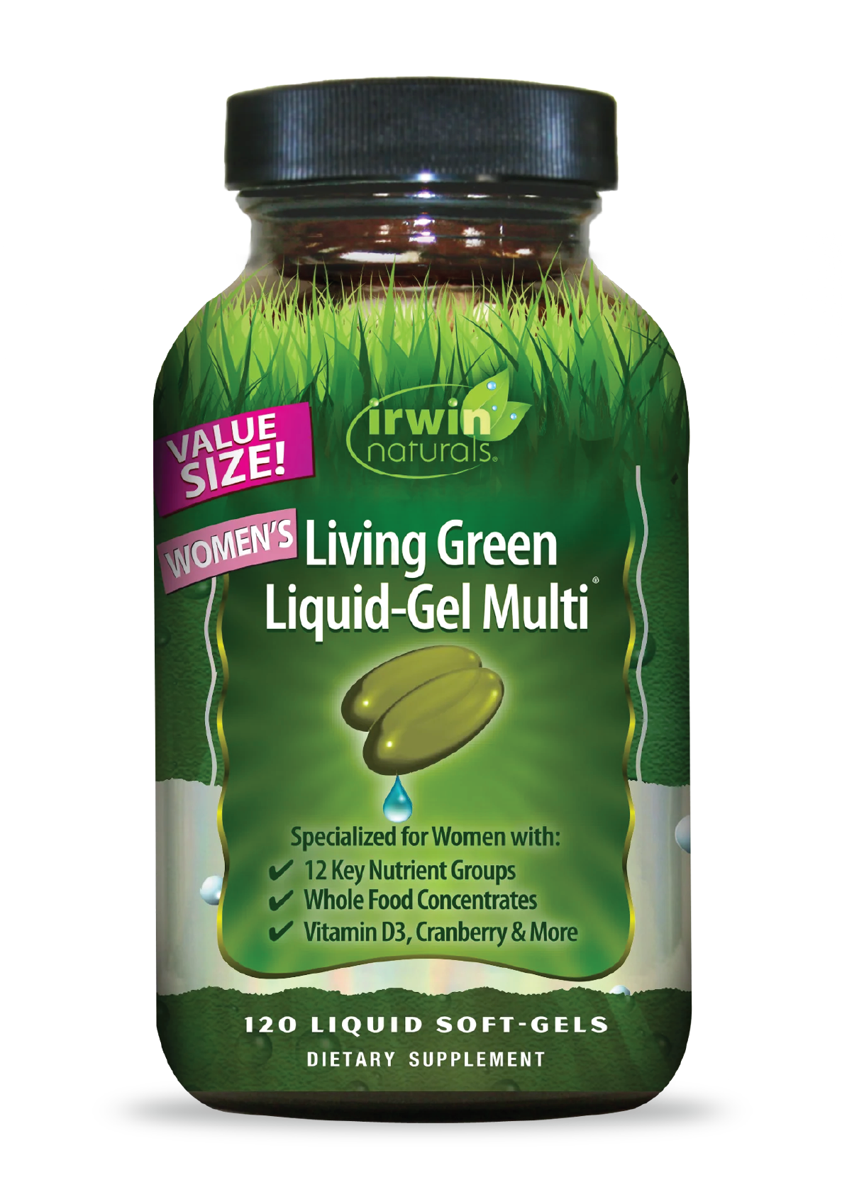 Women's Living Green Liquid-Gel Multi-Irwin Naturals