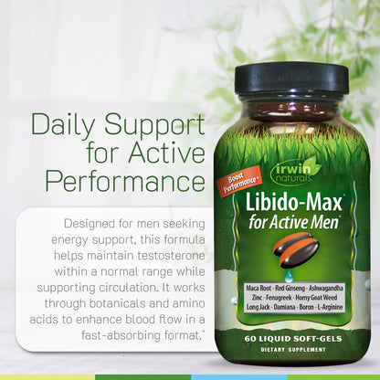 Libido Max for Active Men-Irwin Naturals