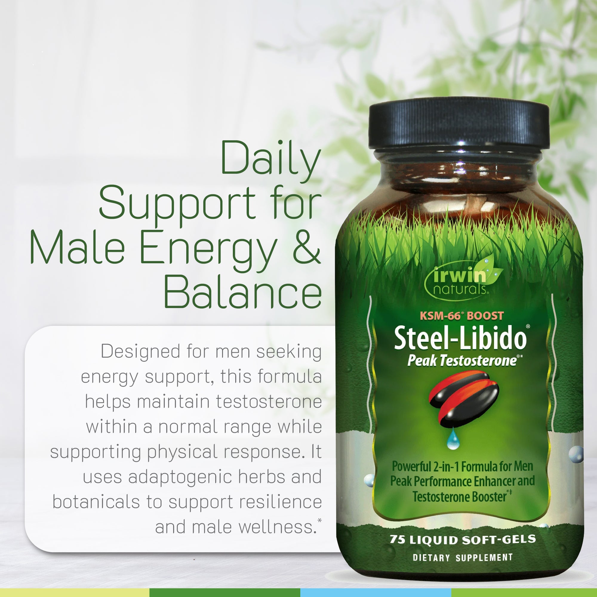 Steel-Libido® Peak Testosterone – Irwin Naturals