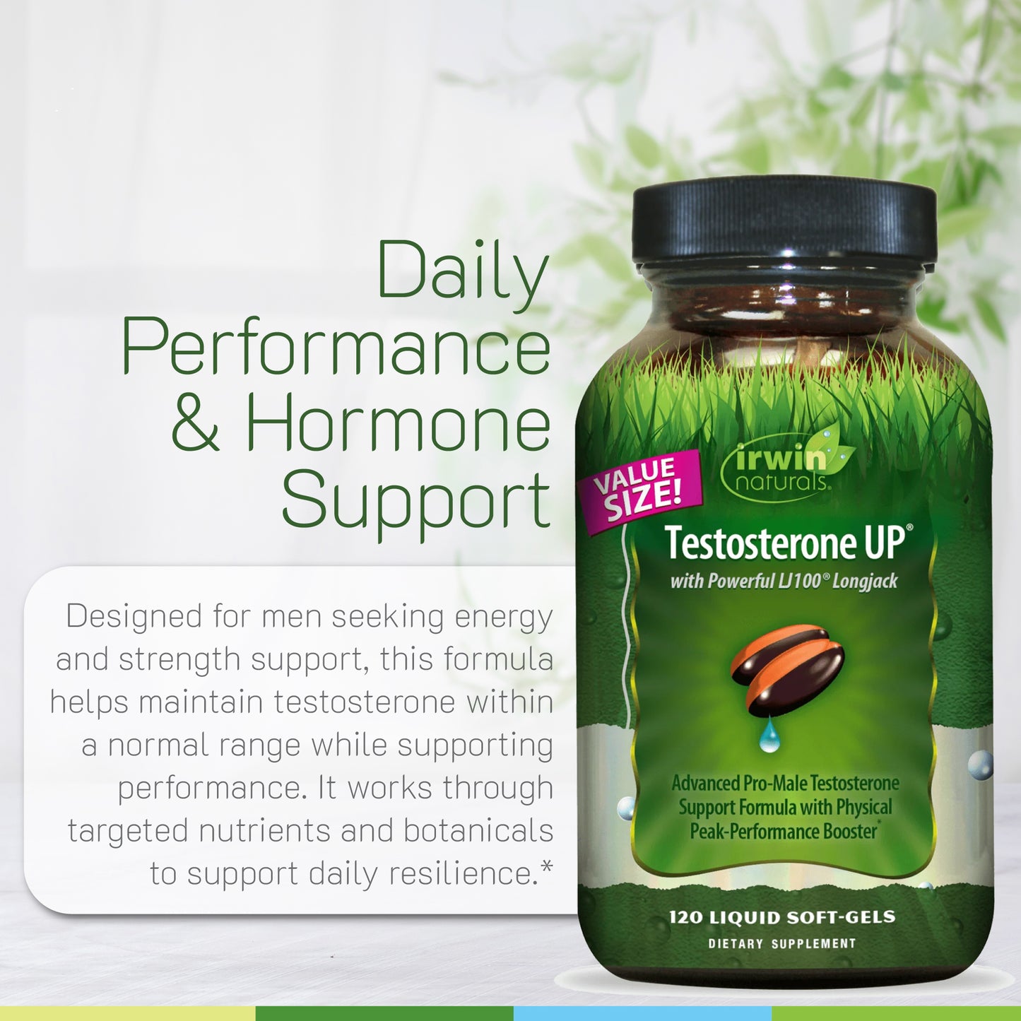 Testosterone UP Value Size-Irwin Naturals