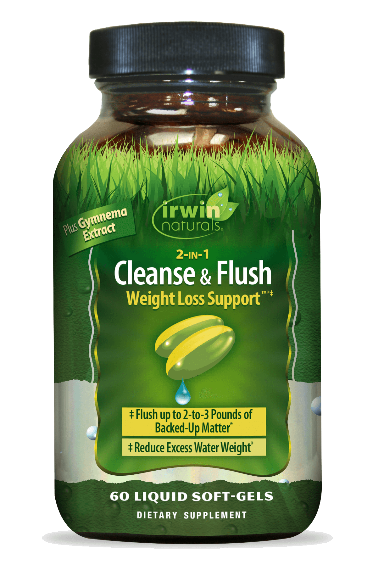 2-in-1_Cleanse_Flush_WeightLossSupport_Irwin Naturals_detox pills