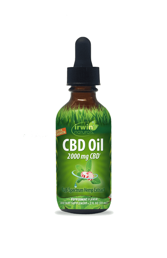 CBD Oil 2000 mg CBD Peppermint by Irwin Naturals