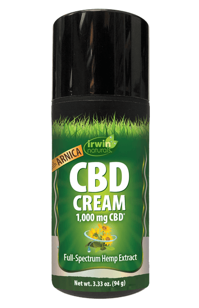 CBD Cream 1000mg: Arnica – Irwin Naturals