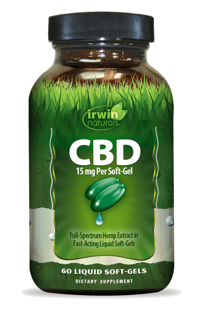 CBD 15 mg per soft gel by Irwin Naturals