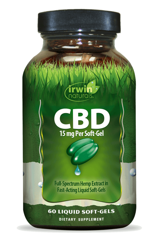 CBD 15 mg per soft gel by Irwin Naturals