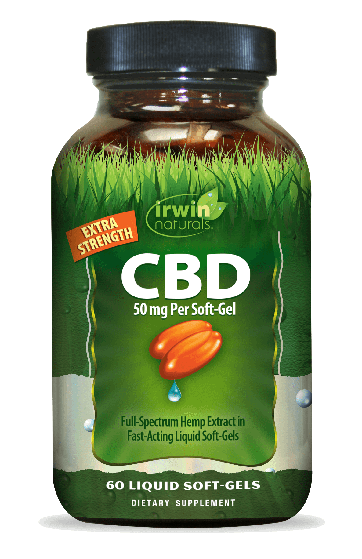 CBD 50 mg per soft gel by Irwin Naturals