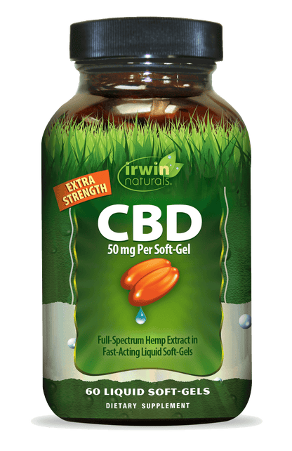 CBD 50 mg per soft gel by Irwin Naturals