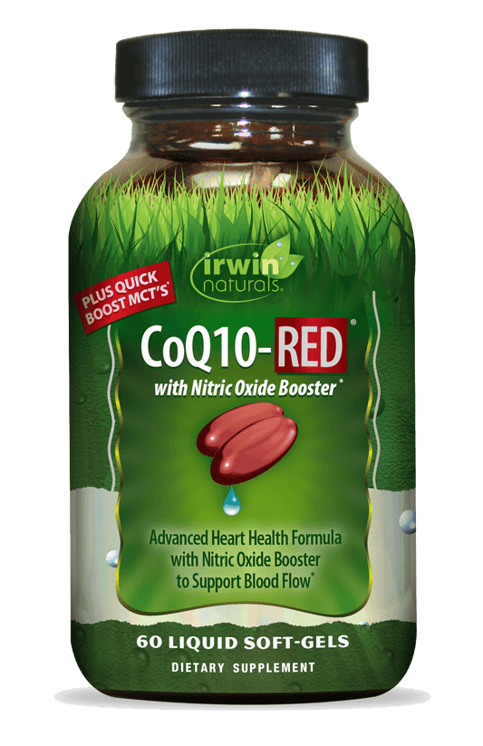 CoQ10 Red with Nitric Oxide Booster by Irwin Naturals