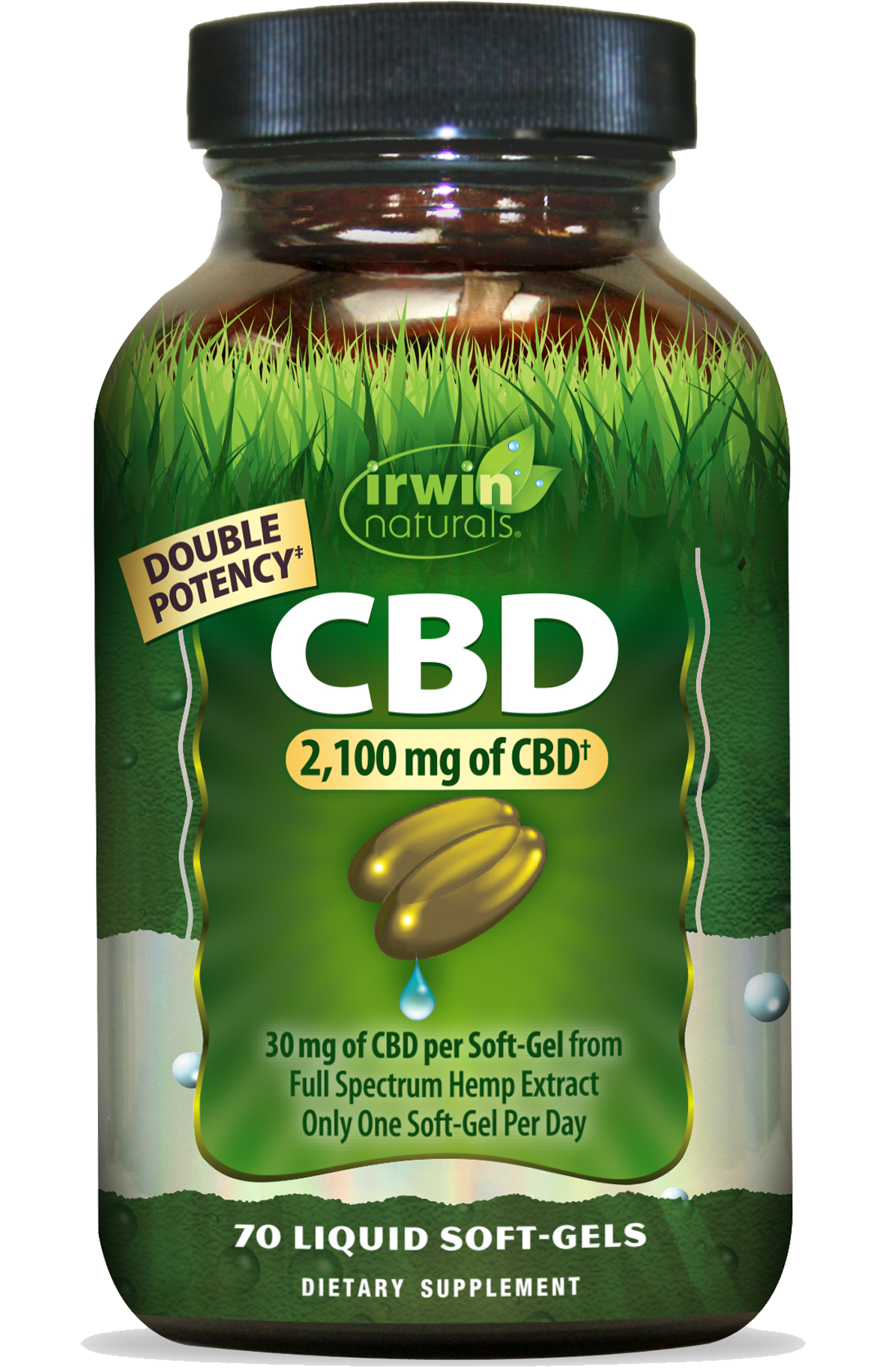 Double Potency CBD Soft Gels: 30 mg