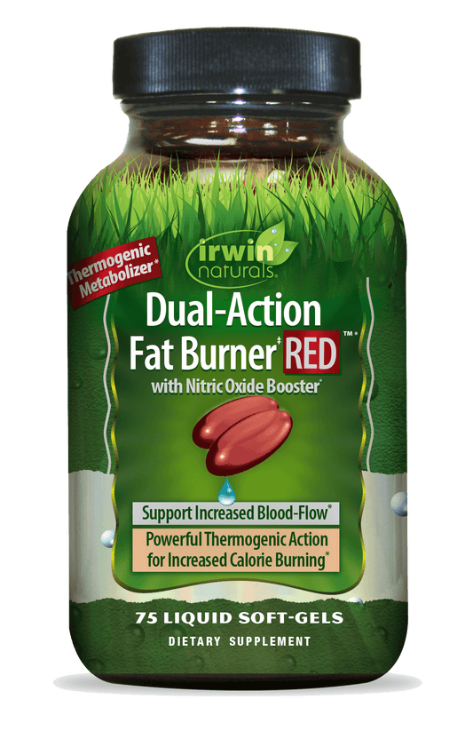 Dual Action Fat Burner Red with Nitric Oxide Booster by Irwin Naturals