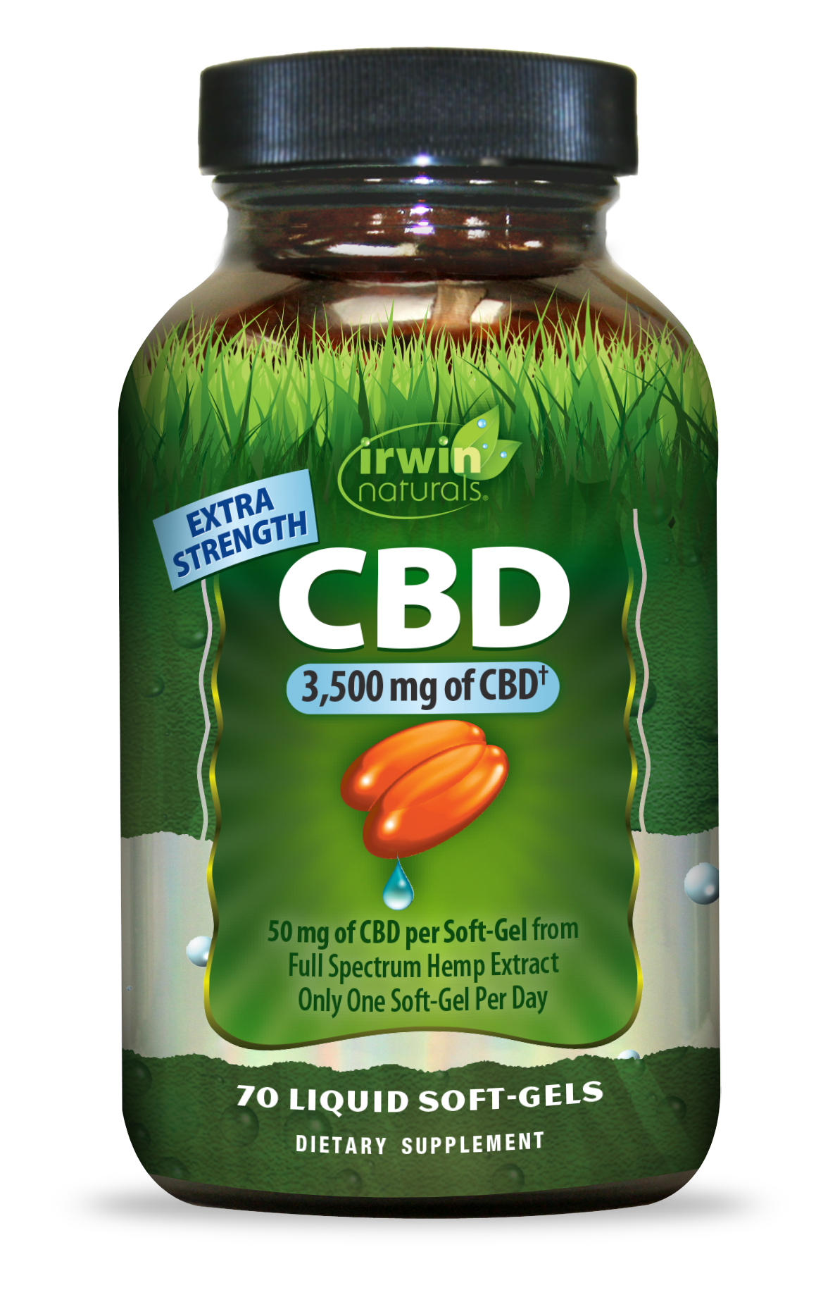 Extra-Strength CBD Soft Gels: 50 mg
