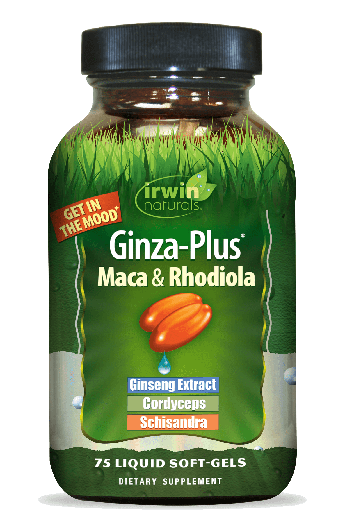 Ginza Plus Maca and Rhodiola by Irwin Naturals