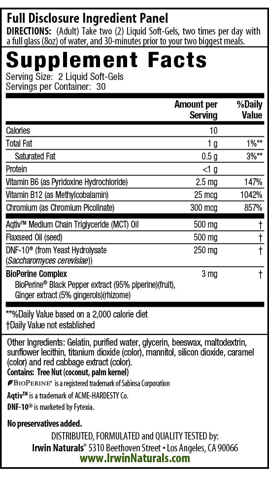 Gut-to-Brain Hunger Control - Weight Loss Management – Irwin Naturals