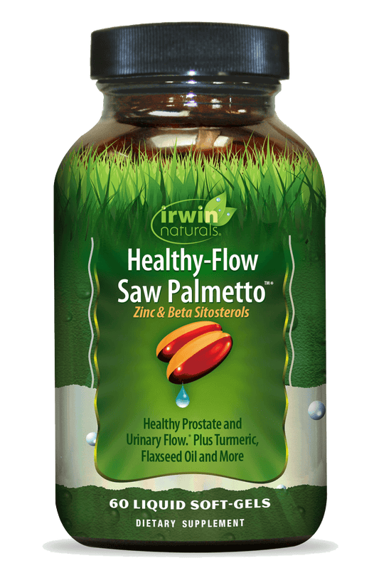 Healthy Flow Saw Palmetto Zinc and Beta Sitosterols by Irwin Naturals