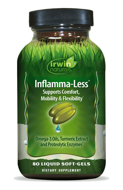 Inflamma Less Supports Comfort, Mobility and Flexibility by Irwin Naturals