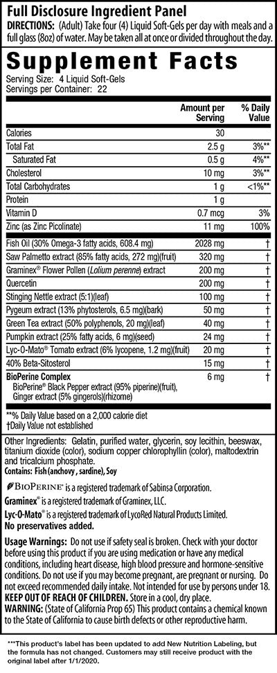 Prosta-Strong - Soft Gel Supplement – Irwin Naturals