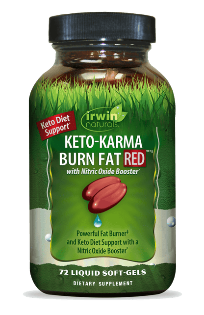 Keto Karma Burn Fat Red with Nitric Oxide Booster by Irwin Naturals