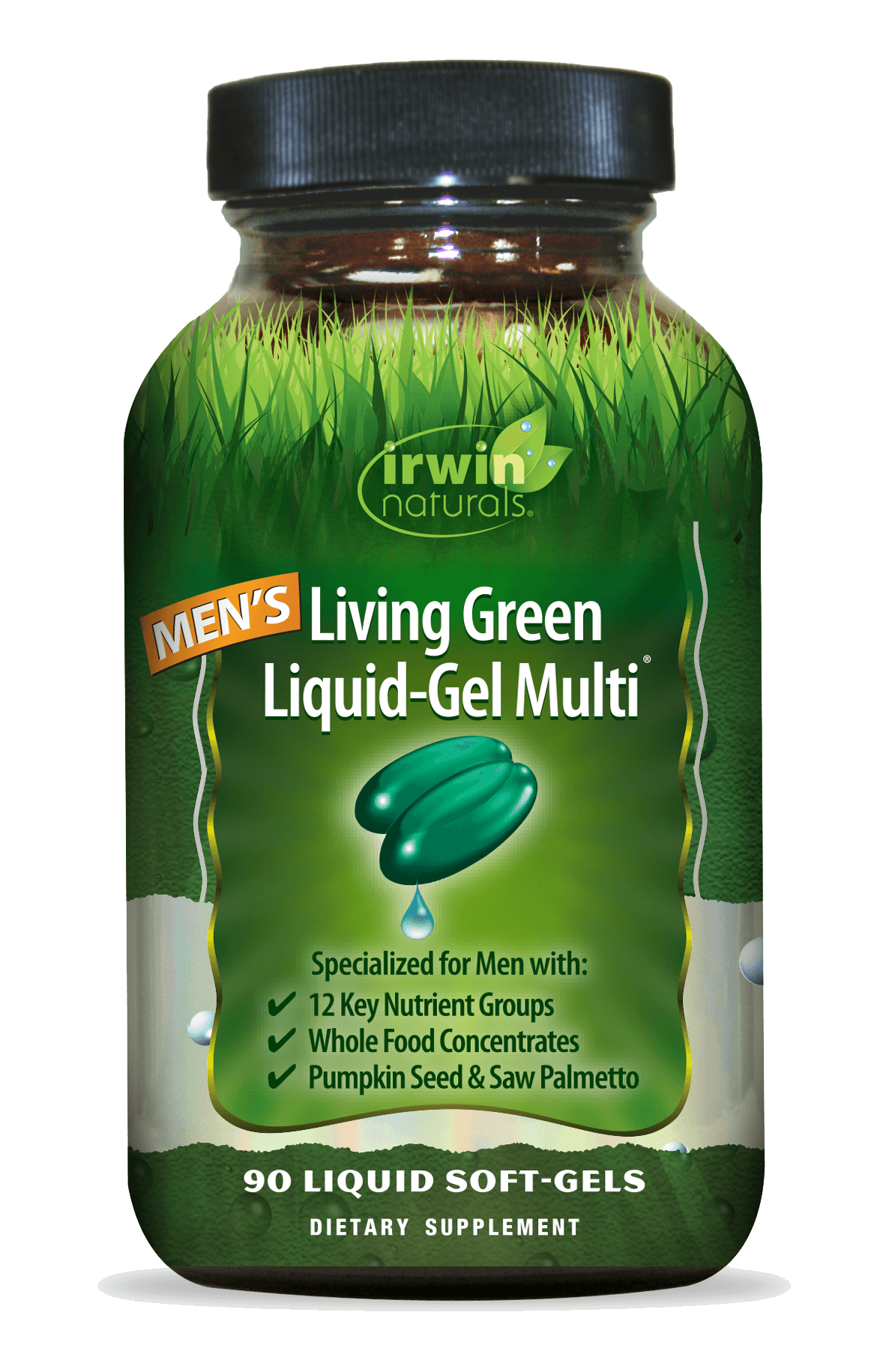 Men's Living Green Liquid Gel Multi by Irwin Naturals