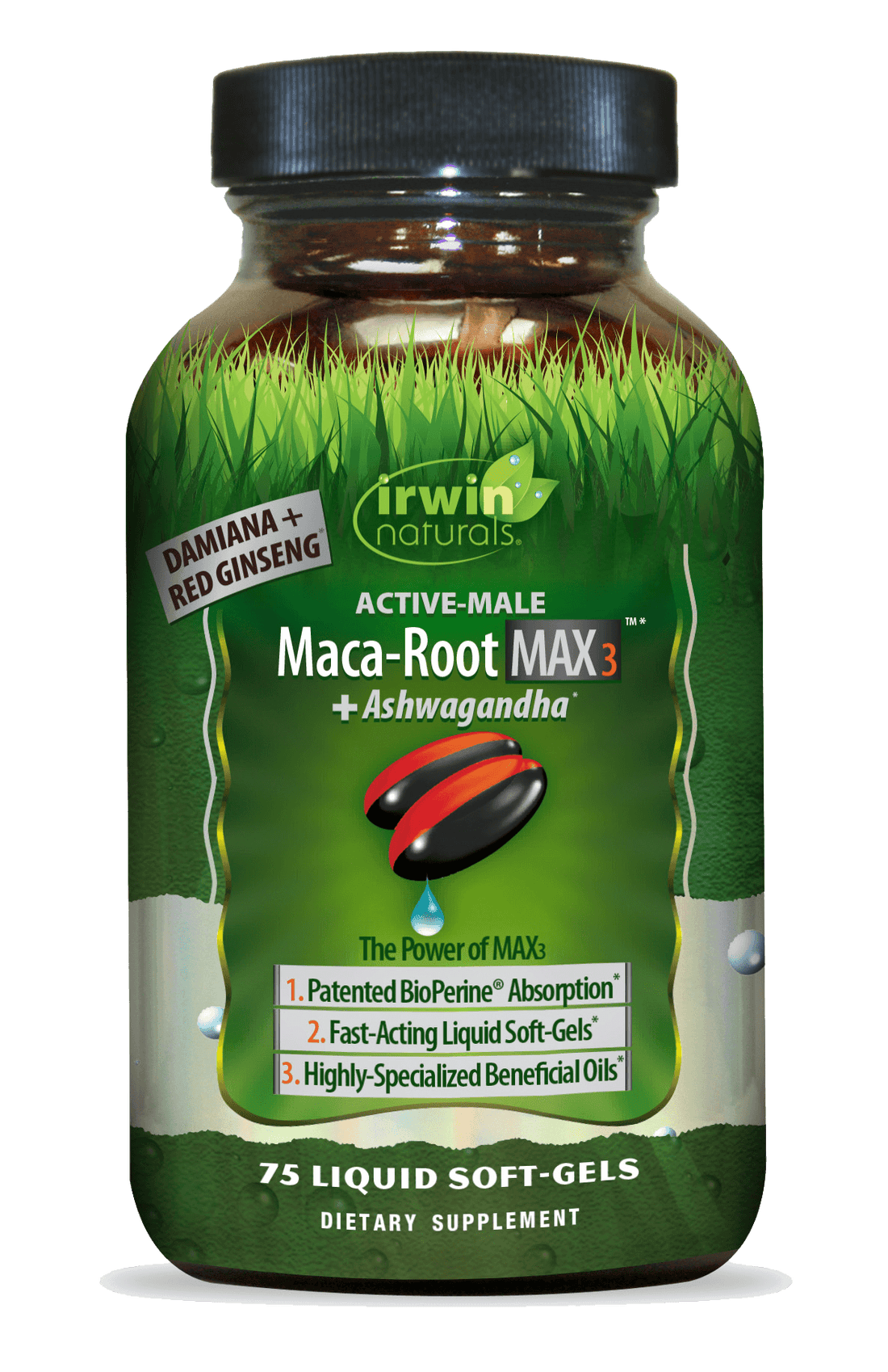 Maca Root Max3 + Ashwagandha Irwin Naturals