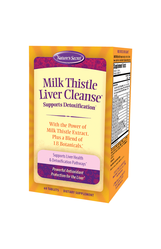 Milk Thistle Liver Cleanse Supports Detoxification by Nature's Secret 