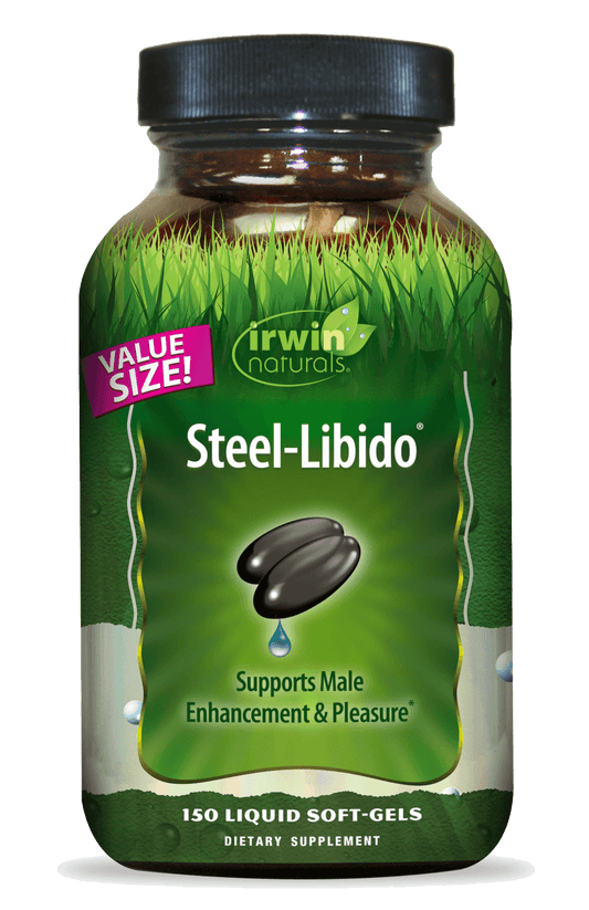 Value Size Steel Libido Supports Male Enhancement and Pleasure by Irwin Naturals