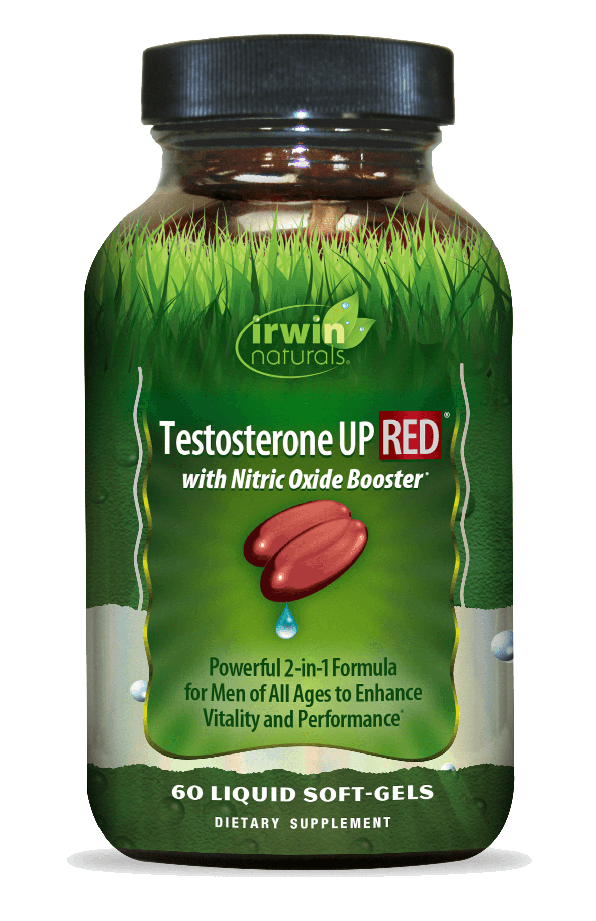 Testosterone UP RED with Nitric Oxide Booster by Irwin Naturals