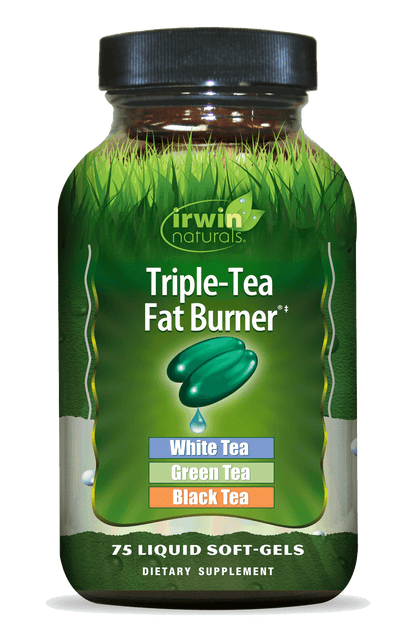 Triple Tea Fat Burner: White Tea, Green Tea, Black Tea by Irwin Naturals